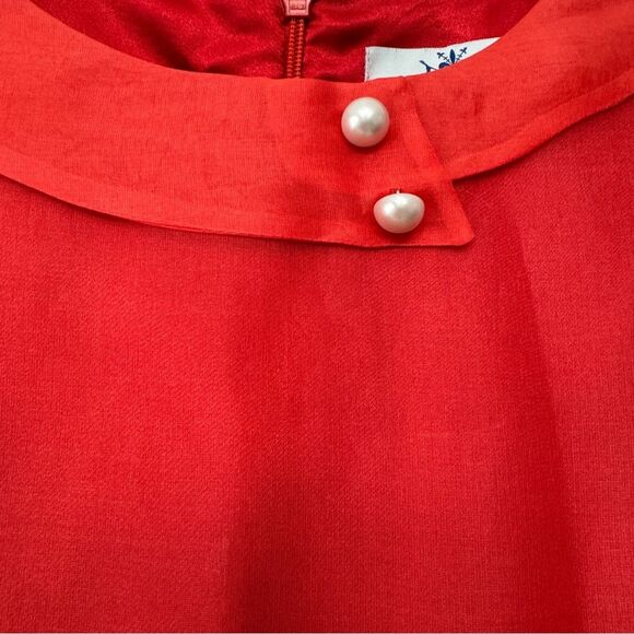 Florence Fancy Holiday Red Libby Dress size 12 - Picture 7 of 9